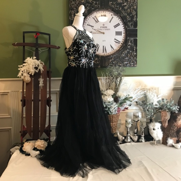 Formal evening Prom dress tulle gown - Picture 7 of 10